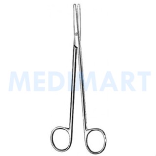 EM-E10-0120 กรรไกรตัดเนื้อ Metzenbaum-Nelson Scissors มน/มน ตรง 18 cm.