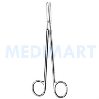 EM-E10-0120 กรรไกรตัดเนื้อ Metzenbaum-Nelson Scissors มน/มน ตรง 18 cm.