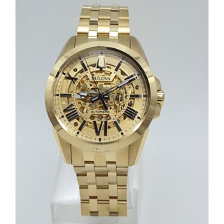 นาฬิกา BULOVA MENS 97A162 AUTOMATIC SKELETON WATCH 42 MM (สภาพดี)