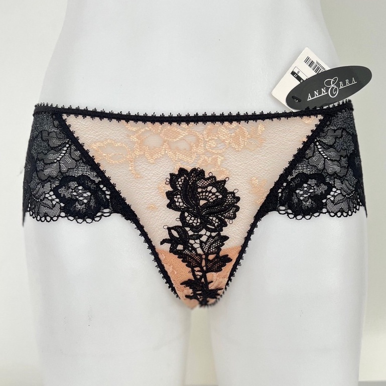 Annebra กางเกงใน ทรงบอยเลค ผ้าลูกไม้ Boyleg Panty รุ่น AU3-798 สีน้ำเงิน, สีดำ - รูปที่ 2
