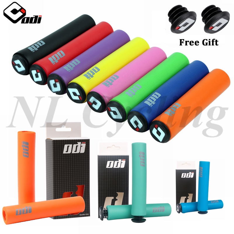 Boutique & Stockodi จักรยาน Grips Ultralight Mtb จักรยานซิลิโคนจับบาร์ Grip Anti-skid Shock-absorbing Soft