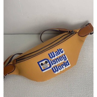 COACH DISNEY X COACH CHARTER BELT BAG 7 WITH WALT DISNEY WORLD MOTIF