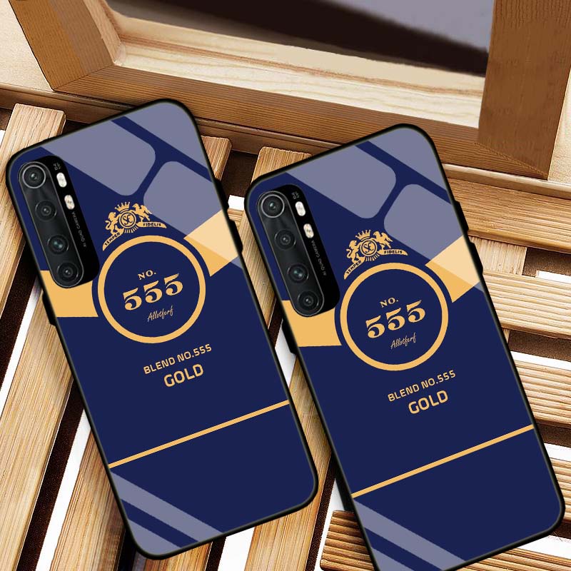 XIAOMI MI NOTE 10, MI NOTE 10 LITE, MI NOTE 10 PRO CASE FIGURE 555 คุณภาพสูง TEMPERED GLASS BACK