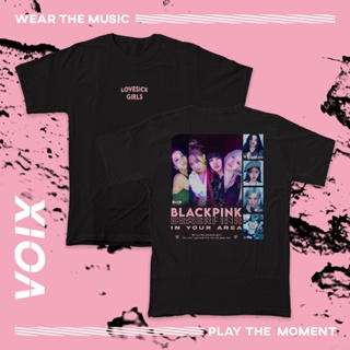 เสื้อยืด พิมพ์ลาย Kpop BLACKPINK Loveick Girls สําหรับผู้หญิง