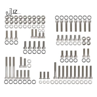 ชุดสกรูสลักเกลียวเครื่องยนต์ สเตนเลสขัดเงา สําหรับ Yamaha Yfz350 Banshee Atv