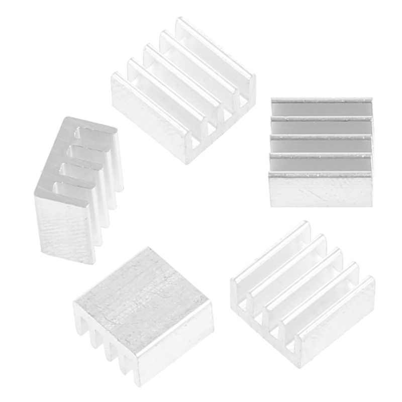 WIN 5PCS คุณภาพ 8 8x8 8x5 มม.อลูมิเนียมความร้อนสําหรับ LED Power Memory Chip IC