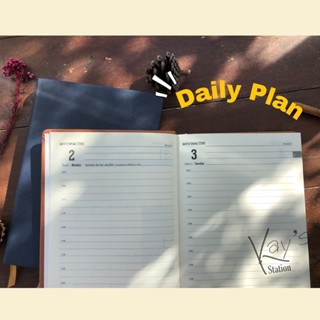 Daily Planner ปี 2566/2023 แพลนเนอร์ปกหนังอย่างดี เรียบหรู พร้อมเชือกคั่นสมุด รุ่น (A4-A , A4-B, A5-A , A5-B)