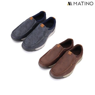 MATINO SHOES รองเท้าหนังชาย รุ่น MC/S 7813 -NAVY/COFFEE