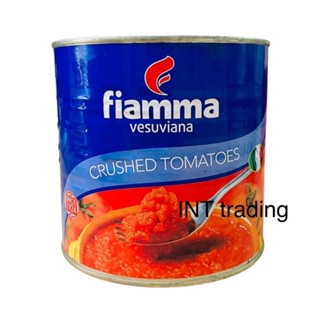 มะเขือเทศบดหยาบ Fiamma Crushed Tomatoes 2.5 kg.