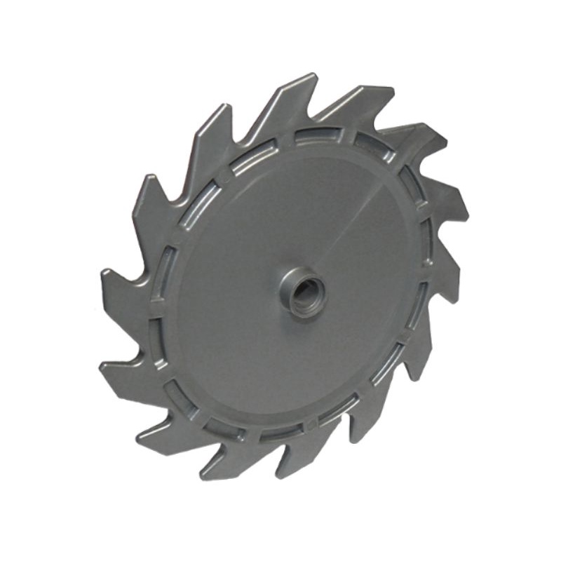 Part Lego 61403 Technic Circular Saw Blade 9 x 9 with Pin Hole and Teeth in Same Direction