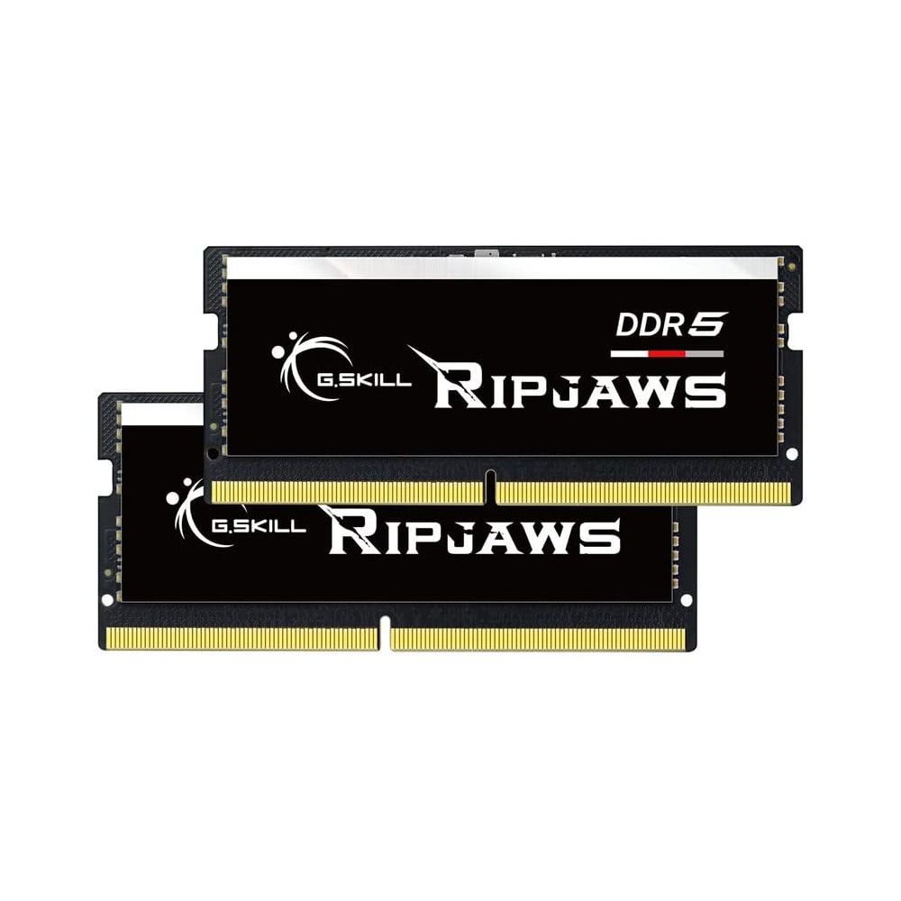 G.Skill Ripjaws DDR5 SO-DIMM 32GB (2 x 16GB) 262-Pin DDR5-4800 Laptop Memory