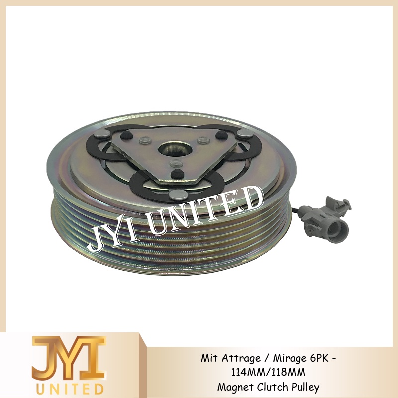 Mitsubishi Attrage / Mirage 6PK ( 114MM/118MM ) Aircond Compressor Magnet Clutch Pulley