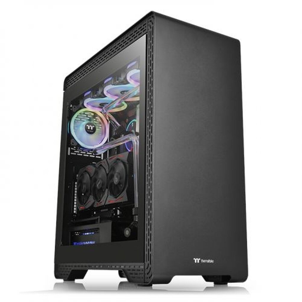 Thermaltake เคสคอมพิวเตอร์ S500 Tempered Glass Mid-Tower Chassis CA-1O3-00M1WN-00 by Neoshop