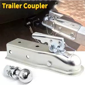 Trailer Coupler ตัวครอบหัวบอล หัวลากเทรลเลอร์  2x2นิ้ว 3500LBS เทเลอร์ลากรถ ขั้วต่อพ่วง ครอบหัวบอลชุดลากเรือ ตัวครอบหัวบ