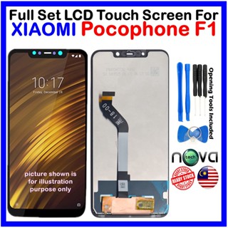 Ngs ชุดหน้าจอสัมผัส LCD พร้อมเครื่องมือเปิด สําหรับ XIAOMI Pocophone F1 XIAOMI Poco F1