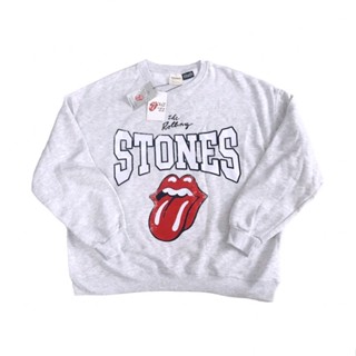 เสื้อสเวตเตอร Pull &amp; bear rollling stones ของแท้100%จากช๊อป