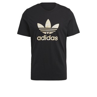 adidas ไลฟ์สไตล์ เสื้อยืด Camo Trefoil ผู้ชาย สีดำ GN1856