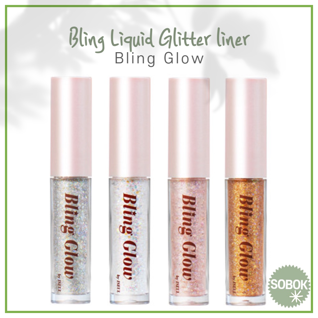 [Bling Glow] Bling Liquid Glitter liner 4 สี ไลน์เนอร์กลิตเตอร์ชนิดน้ำ