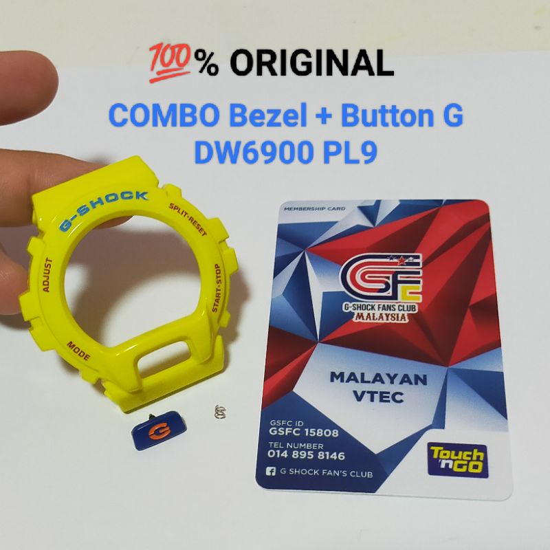 Casio G-Shock COMBO Bezel และปุ่มกด DW6900 DW6900PL9 Pl9 Rossi 46