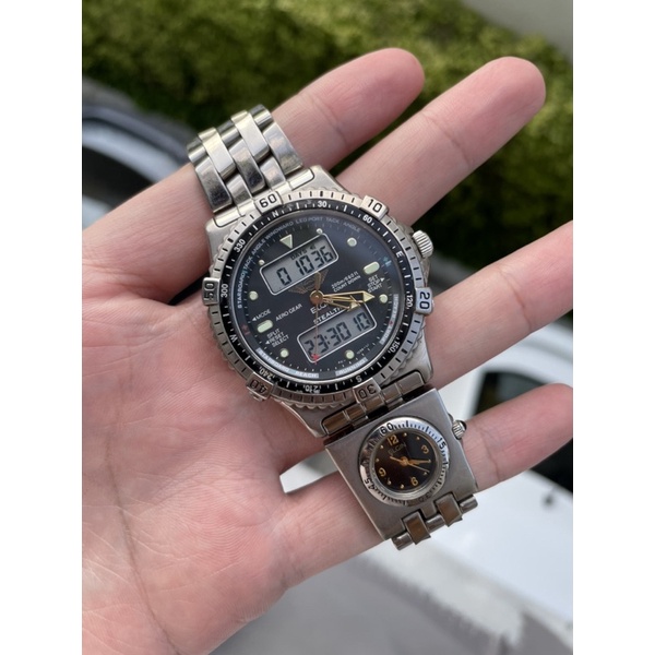 Elgin USA GMT Pilot Titanium 40MM (เเข็งเเกร่งน้ำหนักเบาสุดๆ)