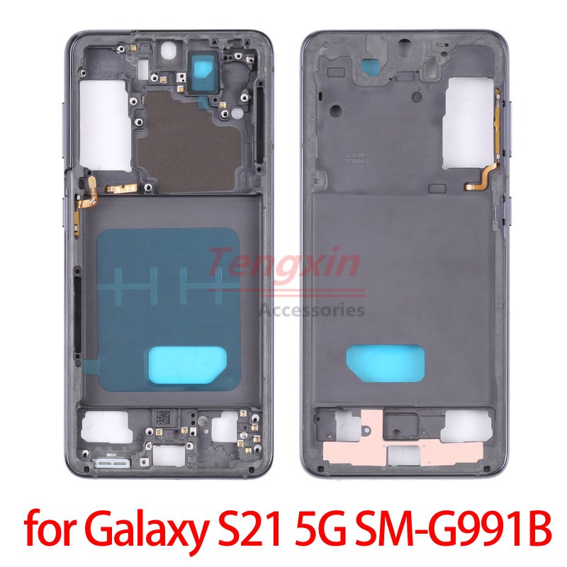 สําหรับ Galaxy S21 5G SM-G991B กรอบกลางแผ่น Bezel สําหรับ Samsung Galaxy S21 5G SM-G991B
