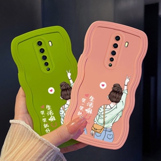 เคสโทรศัพท์มือถือนิ่ม ลายการ์ตูนผู้หญิง สไตล์เกาหลี ญี่ปุ่น สําหรับ OPPO Reno2F Reno8Z 5G Reno8pro Reno2 Reno5 Reno