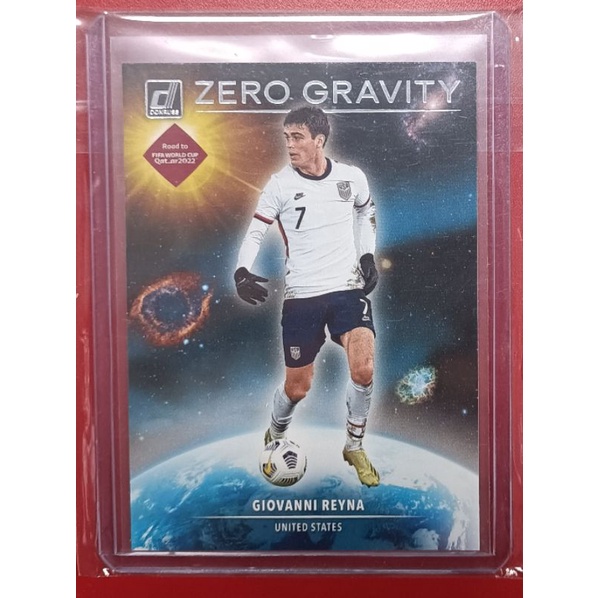 Giovanni Reyna United States card soccer panini donruss21-22 Zero Gravity