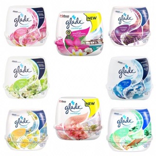 Glade Scented gel เกลด เซ็นท์เต็ด เจล 180 กรัม เจลปรับอากาศ ดับกลิ่น ขจัดกลิ่นอับ เจลน้ำหอมปรับอากาศ