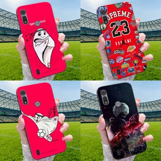 เคสโทรศัพท์มือถือ ซิลิโคนนิ่ม ลายการ์ตูน World Cup mascot NBA สีสดใส สําหรับ Motorola MOTO E6S 2020