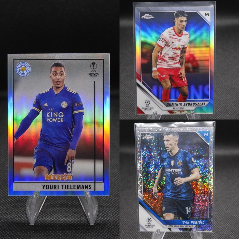 การ์ดฟุตบอล Topps Panini Insert Card  Refractor | Tielemans | Perisic | Szoboszlai