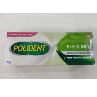 Polident Fresh Mint โพลิเดนท์ กาวติดฟันปลอม ขนาด 20 กรัม และ 60 กรัม *สินค้าใหม่*