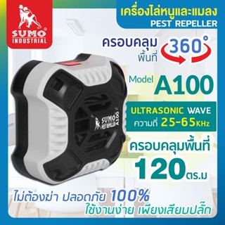 เครื่องไล่หนูและแมลงสาบ รุ่น A100 SUMO (ครอบคลุมพื้นที่ 120 ตารางเมตร (Sq.m))