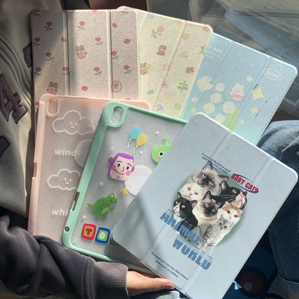 พร้อมส่ง เคสไอแพด Air6 gen9 10.2 gen10 air5 Hot Collection ที่ใส่ปากกา เคส ipad MINI7 Pro11 2024