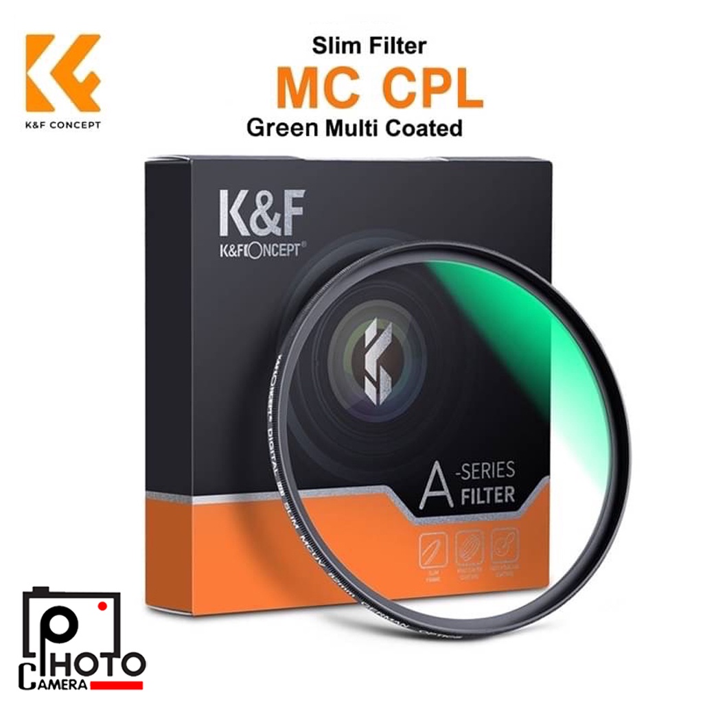 K&F FILTER SLIM MC CPL GREEN COATING GERMAN OPTIC