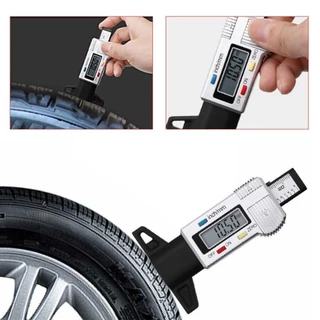 JANELAXE932JN เครื่องวัดความลึกดิจิตอล Tyre ยางความลึก Caliper เมตรเครื่องวัดความหนา
