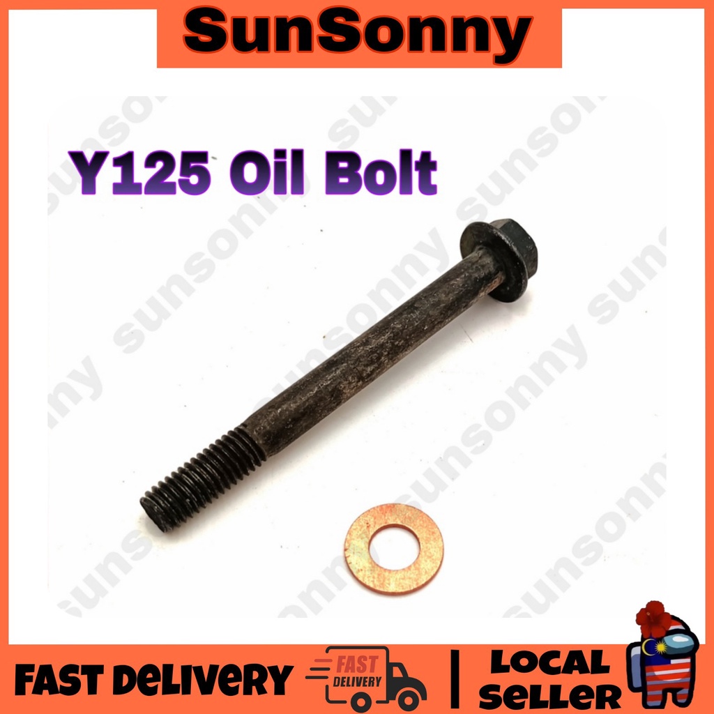 YAMAHA Y125 Y125Z Y125ZR 125Z 125ZR ถั่วน้ํามัน / สายฟ้าน้ํามัน / 4T NUT / น้ํามัน SCREW