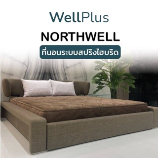 WellPlus ที่นอนรุ่น Northwell หนา 9นิ้ว เสริมยางพาราสังเคราะห์ ส่งฟรี