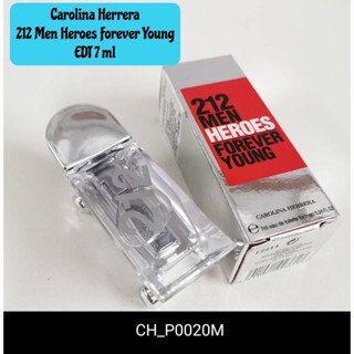 น้ำหอม Carolina Herrera 212 Men Heroes Forever Young EDT 7 ml (แบบแต้ม)