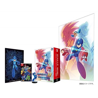 Mega Man 11 Fateful Gear !! Collectors Package amiibo Bundled Version Nintendo Switch วิดีโอเกมจากญี่ปุ่น หลายภาษา ใหม่