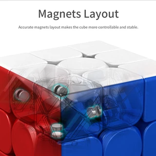 รูบิค พีระมิดลูกบาศก์รูบิค Moyu RS3M 2020 รูบิดลูกบาศก์ ของเล่นสำหรับฝึกสมาธิ Magnetic Cube