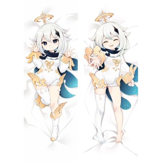 Original DesignGenshion Dakimakura Moegirl Character Klee Paimon Qiqi ปลอกหมอนอิง ลายการ์ตูน สําหรับตกแต่งบ้าน โซฟา เตียง