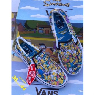 ➿💙Vans Slip-On the Simpson  size36-44สินค้าพร้อมกลอ่ง