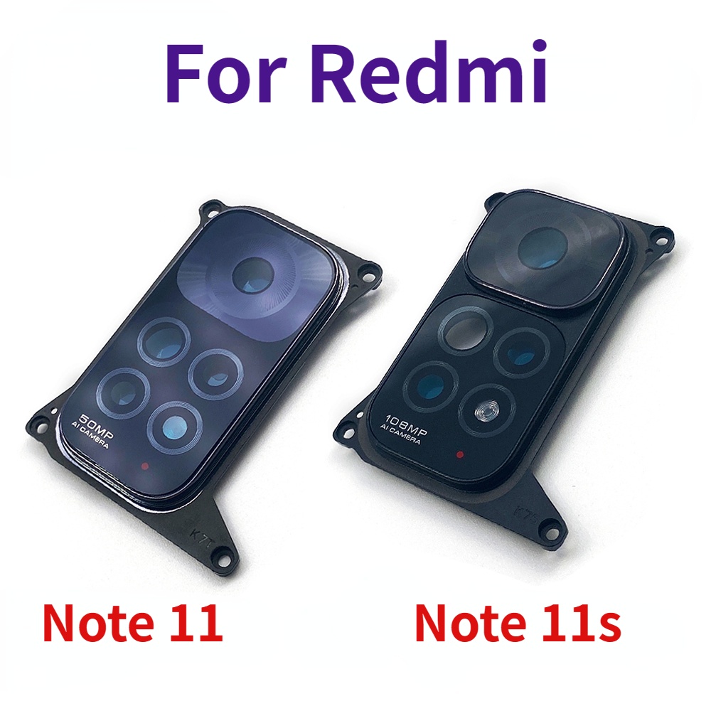 เลนส์กล้องด้านหลัง ของแท้ สําหรับ Xiaomi Redmi Note 11S 11 Global 4G โมดูลอะไหล่