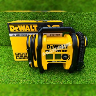 DEWALT ปั๊มลมไร้สาย 18V. รุ่น DCC018N (ตัวเครื่อง) แรงดัน 11 บาร์ / 160 PSI  เครื่องสูบลม ปั๊มลม พกพา