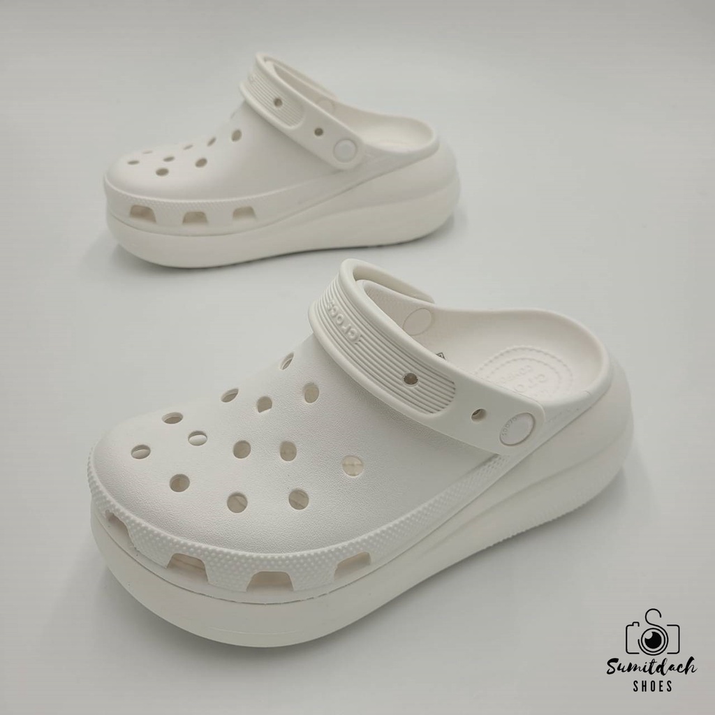 พร้อมส่ง !!! รองเท้าลำลองแฟชั่น สไตล์ Crocs Classic Crush Clog (Unisex)