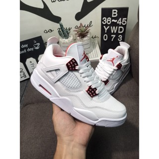 Nike Air Jordan 4 aj4 รองเท้าบาสเก็ตบอล รองเท้าวิ่ง คุณภาพสูง