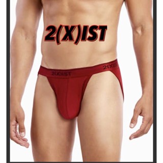 กางเกงในชาย 2xist สีแดง เลือดนก sport Tanga size S