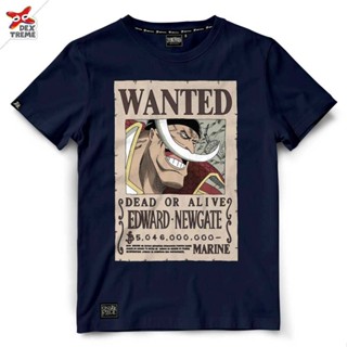 ☺♣▶เสื้อยืดวันพีช One Piece 1380-NV Edward-Newgate_11