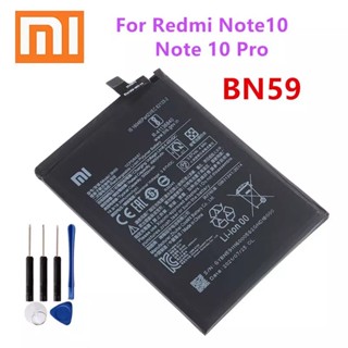 Xiaomi ใหม่คุณภาพสูง BN59 4900MAh สำหรับ Redmi Note10หมายเหตุ10 Pro 10S หมายเหตุ10pro Global + เครื่องมือฟรี