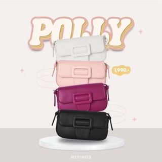 [ของแท้‼️ของใหม่] Merimies - Polly กระเป๋าสะพาย (สีขาว SNOW)